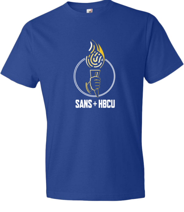 SANS+HBCU blue shirt